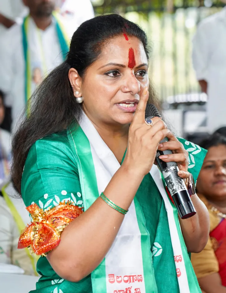 Hyderabad: Kavitha launches 72-hour hunger strike for BC reservation
