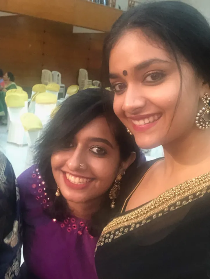 Keerthy Suresh fondly remembers her late childhood friend Maneesha (Photo Credit: Keerthy Suresh Instagram)