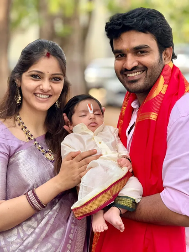 Telugu star Kiran Abbavaram's son named Hanu Abbavaram