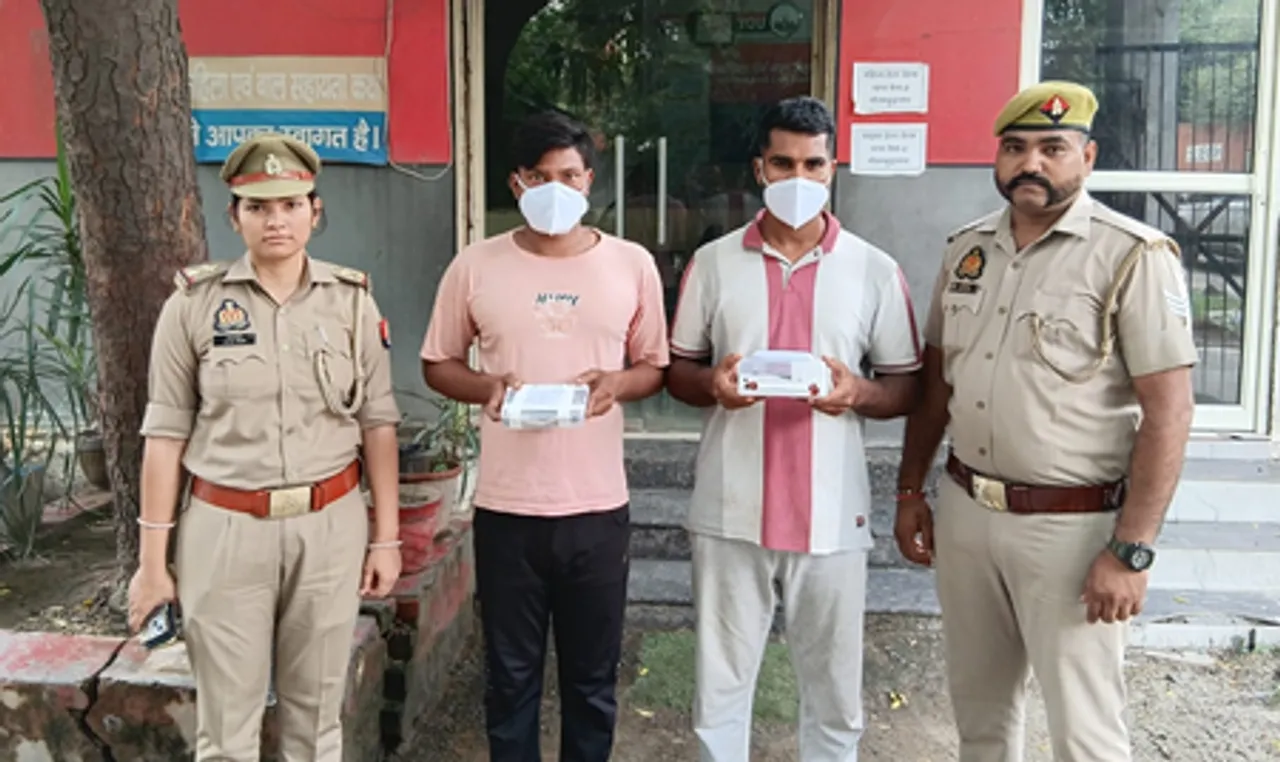 नोएडा में दो शातिर गिरफ्तार, पैसा डबल करने के नाम पर ठगी का आरोप
