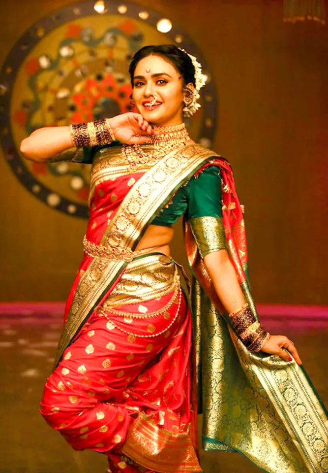 Amruta Khanvilkar is chuffed on receiving her first Maharashtra State Film Award