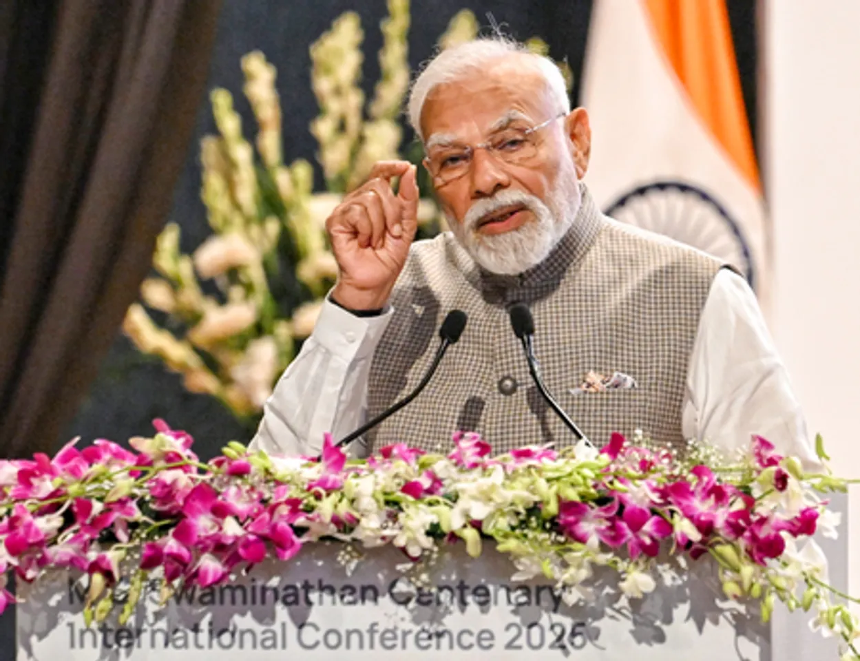 New Delhi: PM Modi attends M.S. Swaminathan Centenary Conference
