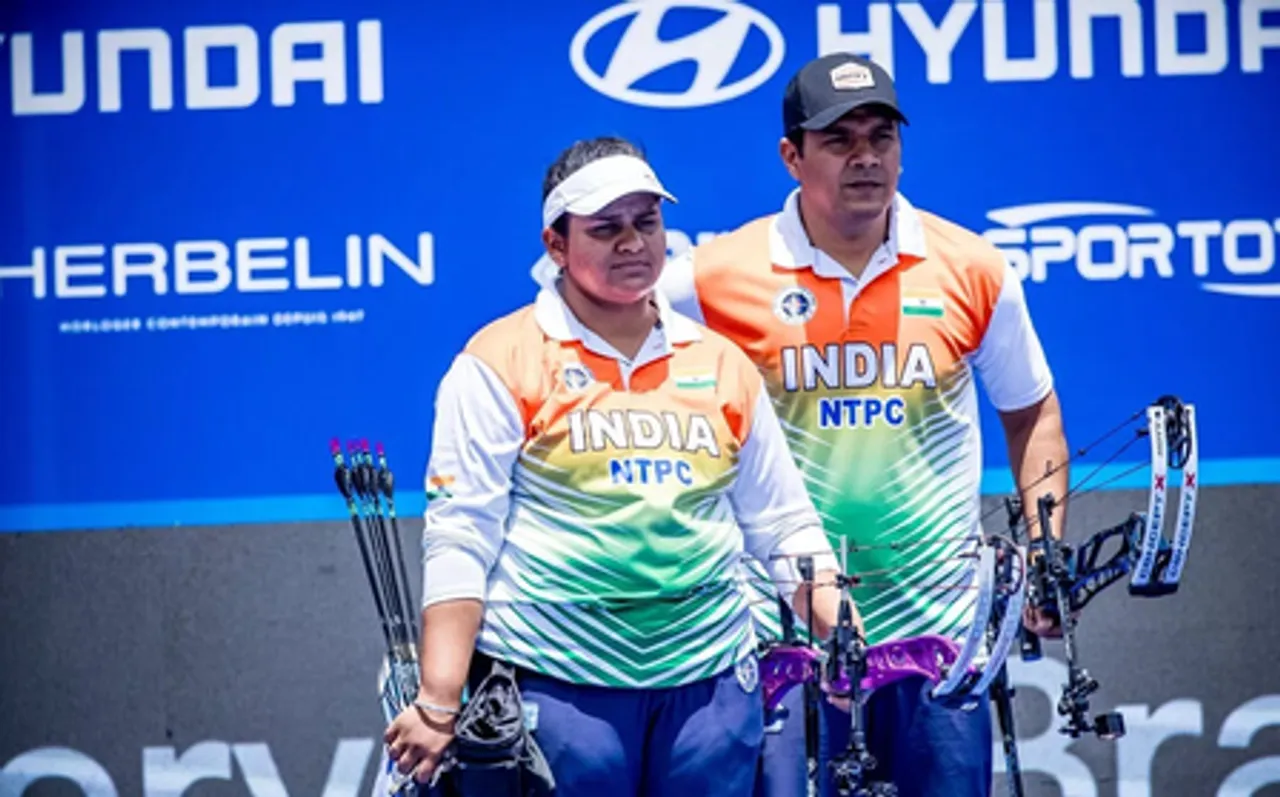 Top-seed Indian compound archery mixed team  loses to Korea in World Games quarters