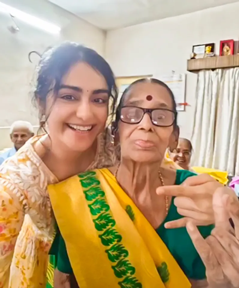 Adah Sharma turns cinematographer for her Naani's 'sweet 16th birthday'