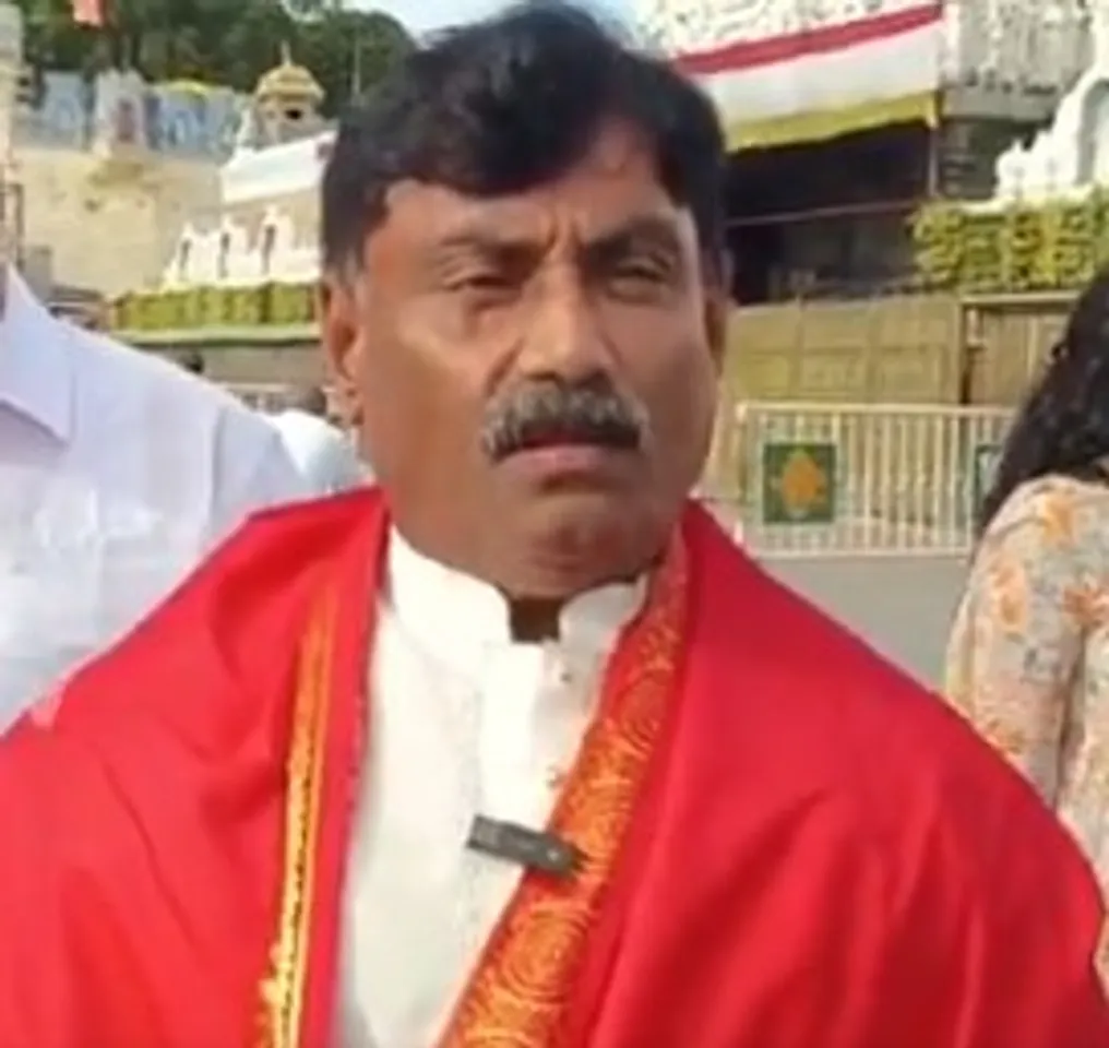 तिरुमला मंदिर परिसर में राजनीतिक बयान देने पर वाईएसआर कांग्रेस नेता पी रवींद्रनाथ रेड्डी के खिलाफ केस दर्ज