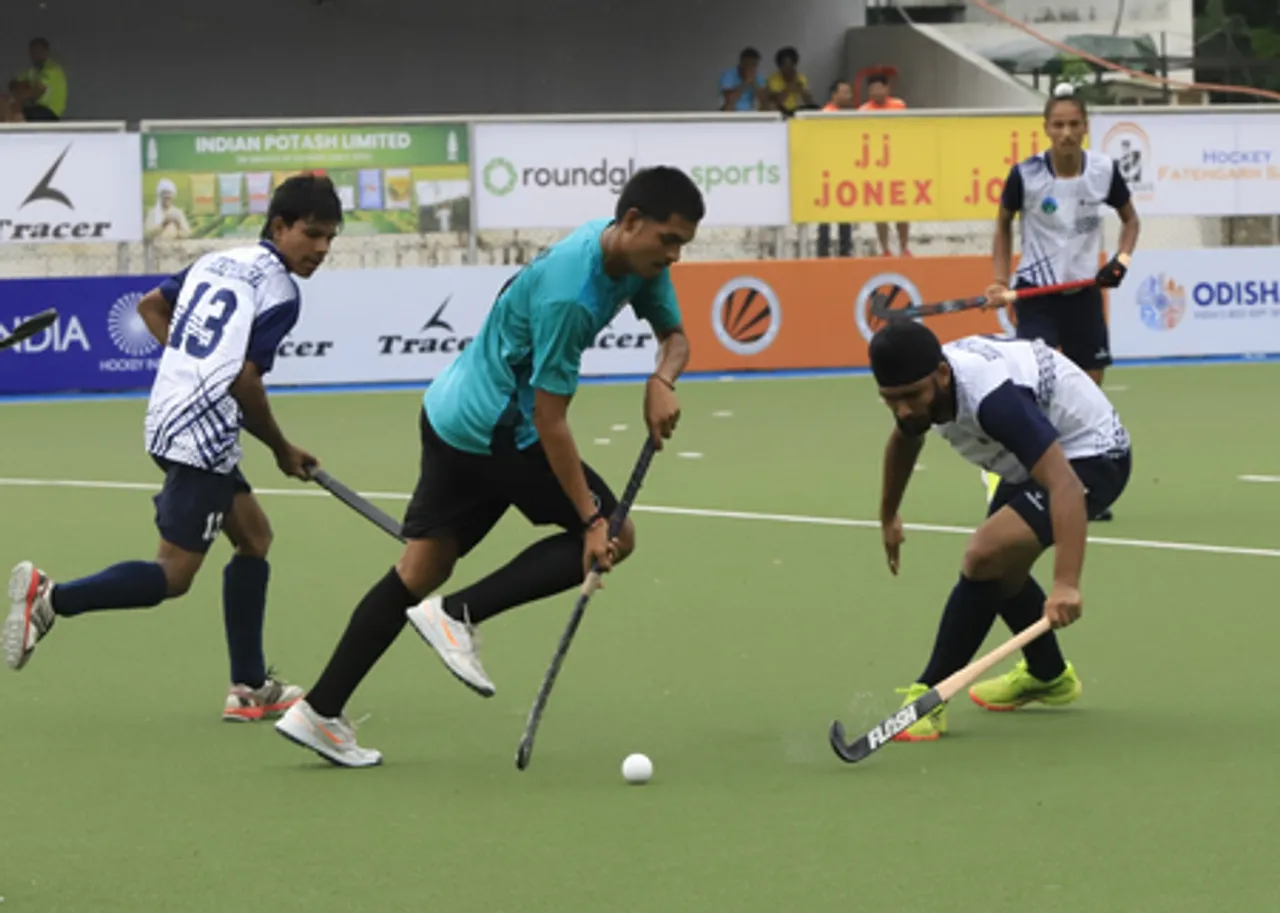 Kerala, Chhattisgarh, Hockey Raj,  Arunachal, Bengal, and Delhi win on Day 1 of the 15th Hockey India Junior Men National Championship in Jalandhar on Tuesday. Photo credit: Hockey India