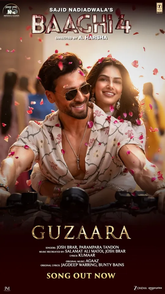 'बागी-4' का पहला गाना 'गुजारा' रिलीज, प्यार में डूबे टाइगर और हरनाज
