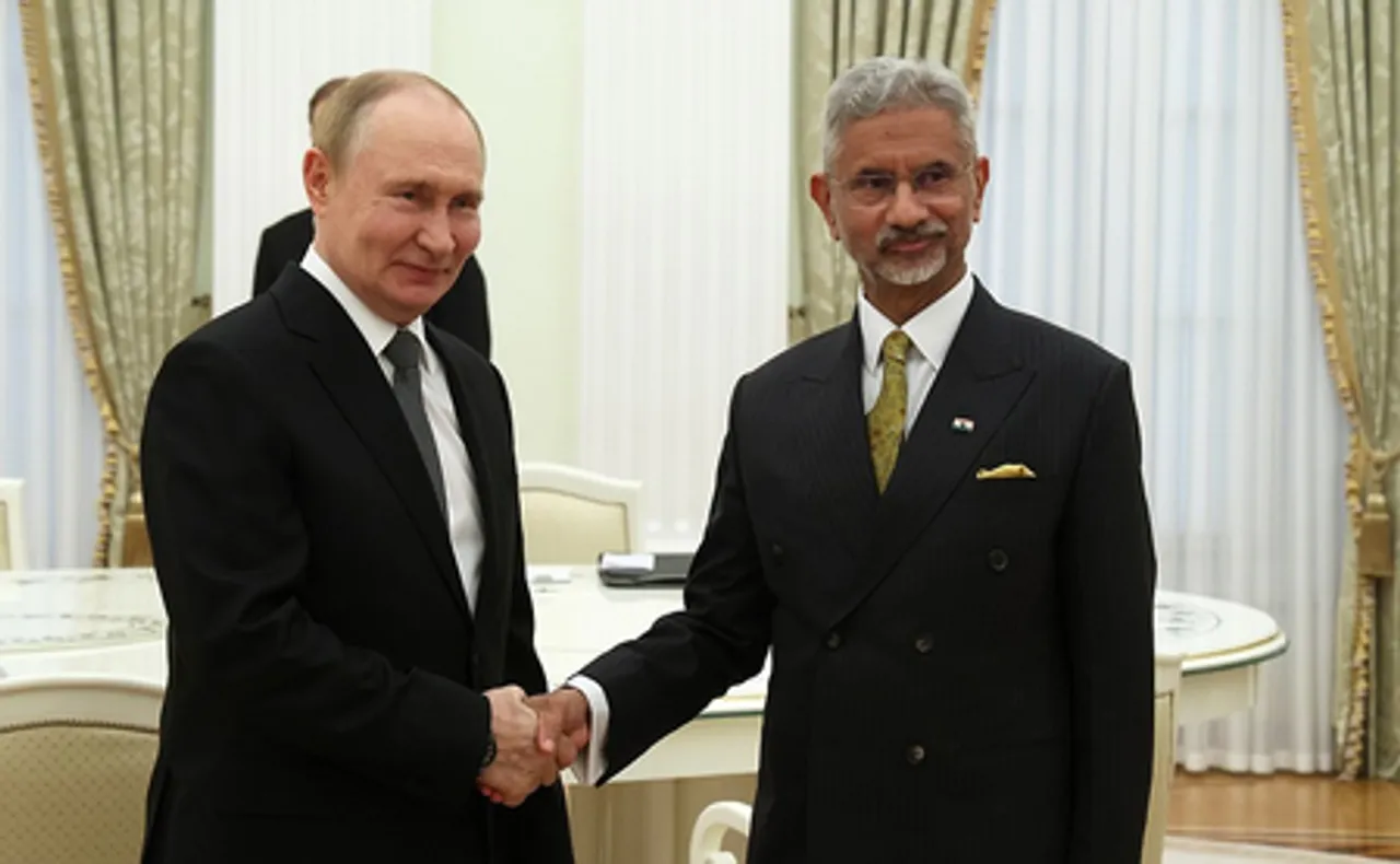 EAM Jaishankar calls on Russian President Vladimir Putin in Moscow