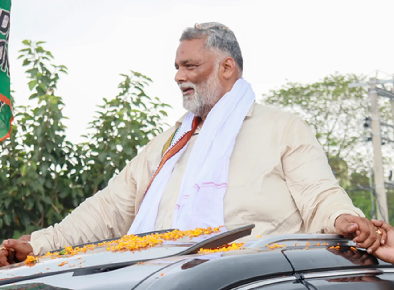 Munger: Pappu Yadav leads ‘Voter Adhikar Yatra’