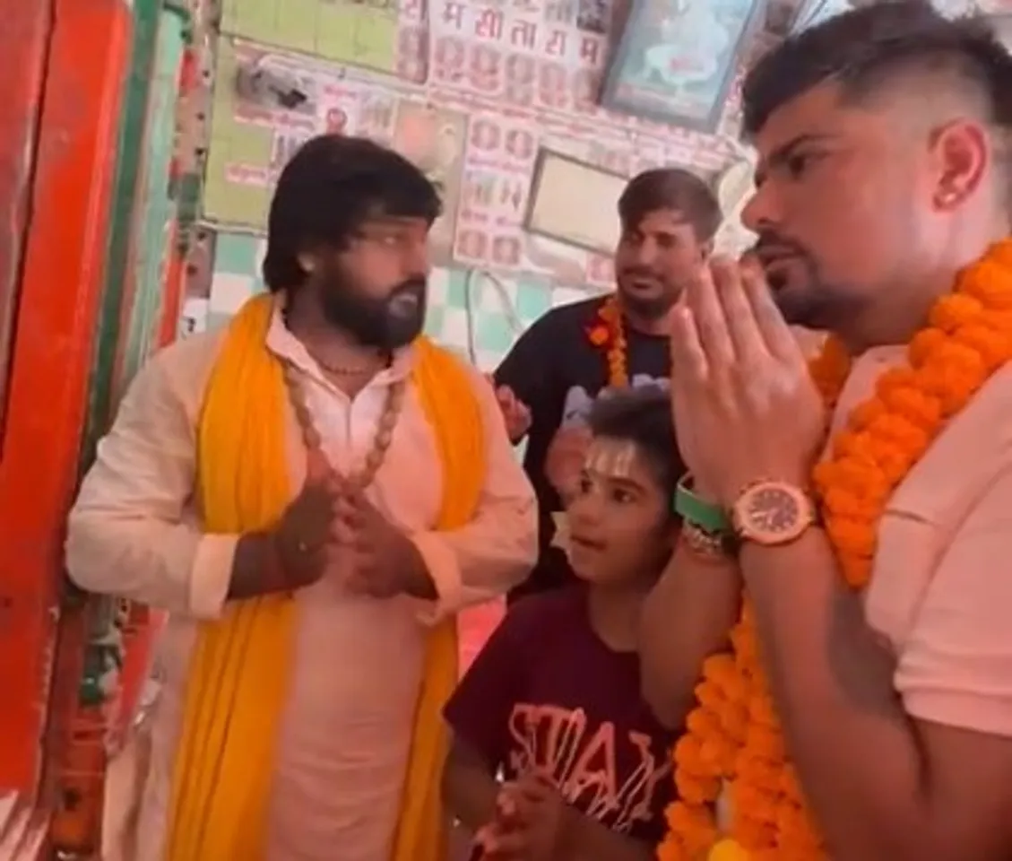 करण शर्मा, प्रियम गर्ग, अंशुल चौधरी राम लला के दर्शन करने पहुंचे
