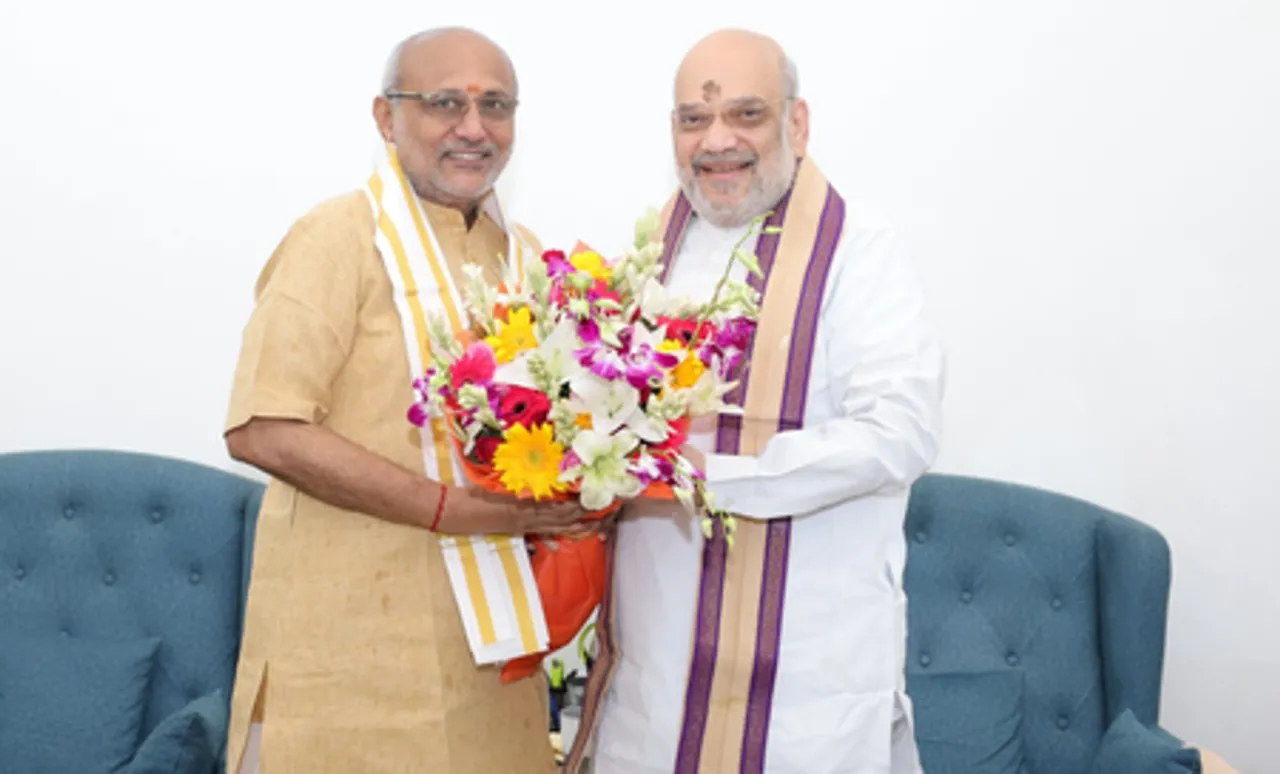 अमित शाह की एनडीए उम्मीदवार सीपी राधाकृष्णन से मुलाकात, बोले- उनका योगदान देश के लिए ऐतिहासिक होगा