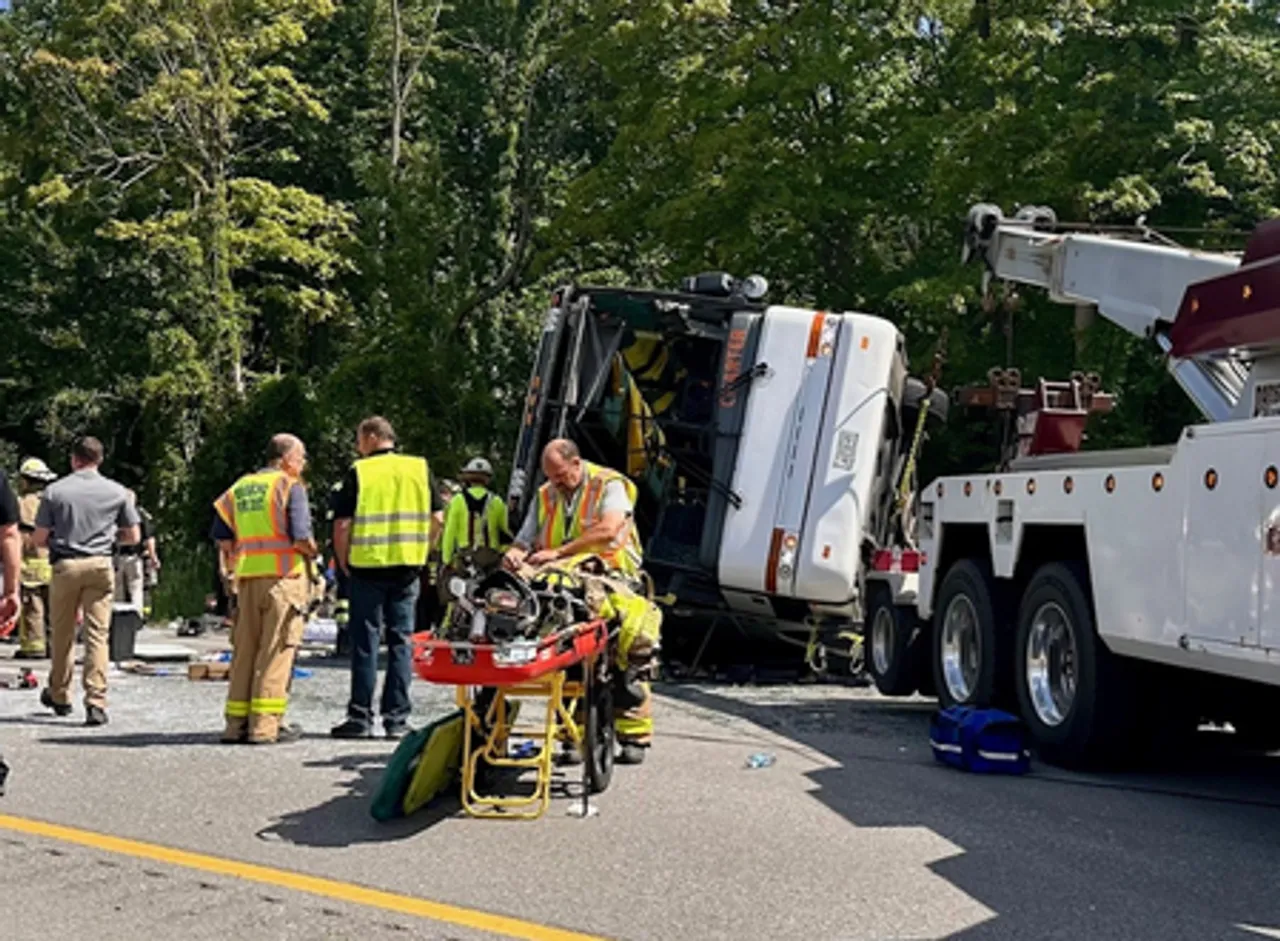 Two people of Indian descent killed in tour bus crash after visit to Niagra Falls