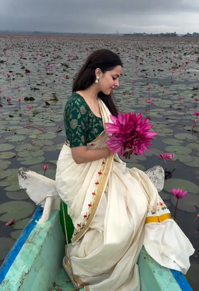 ओणम के खास मौके पर श्रेनु पारिख का साउथ इंडियन अवतार, वीडियो देख फैंस बोले- 'साई पल्लवी की याद आ गई'