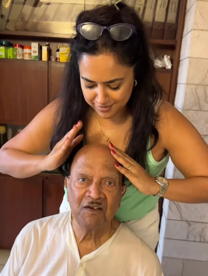 पापा के साथ मस्ती का वीडियो समीरा रेड्डी ने किया पोस्ट, कहा- 'आप हर दिन सिखाते कि जीना कैसे है?'