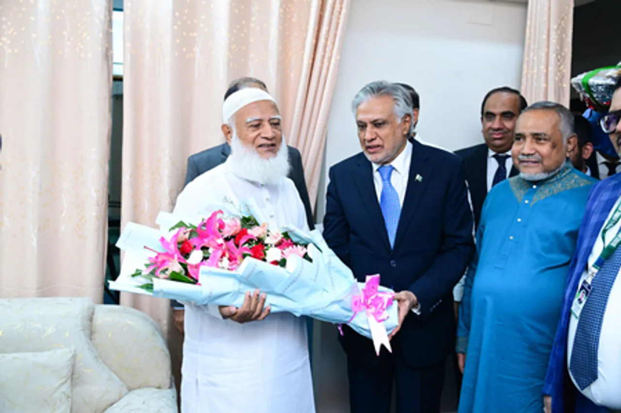 पाकिस्तान के उप प्रधानमंत्री एवं विदेश मंत्री ने बांग्लादेश जमात-ए-इस्लामी के अमीर से की मुलाकात