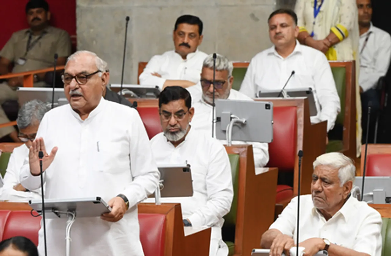 हरियाणा विधानसभा में जलभराव पर गरमाई राजनीति, भूपेंद्र हुड्डा और दीपेंद्र हुड्डा ने सरकार को घेरा