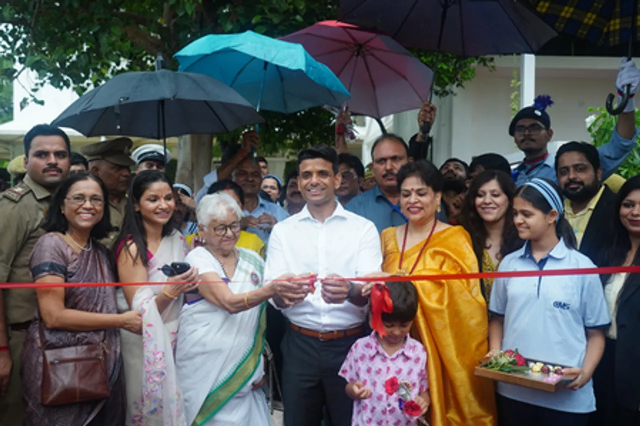 सीएमएस अलीगंज में शुभांशु शुक्ला ने किया ‘शक्स कोर्टयार्ड’ का लोकार्पण, भावुक होकर ताजा की पुरानी यादें