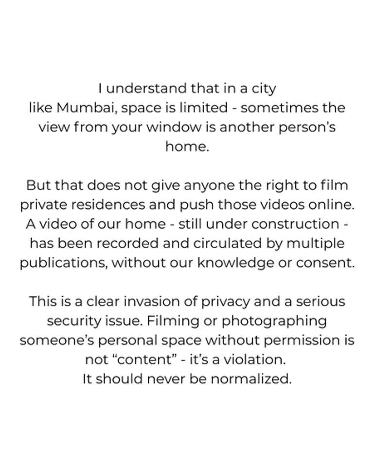 मीडिया पर भड़कीं आलिया भट्ट, घर की तस्वीरें हटाने के लिए लिखा लंबा-चौड़ा पोस्ट
