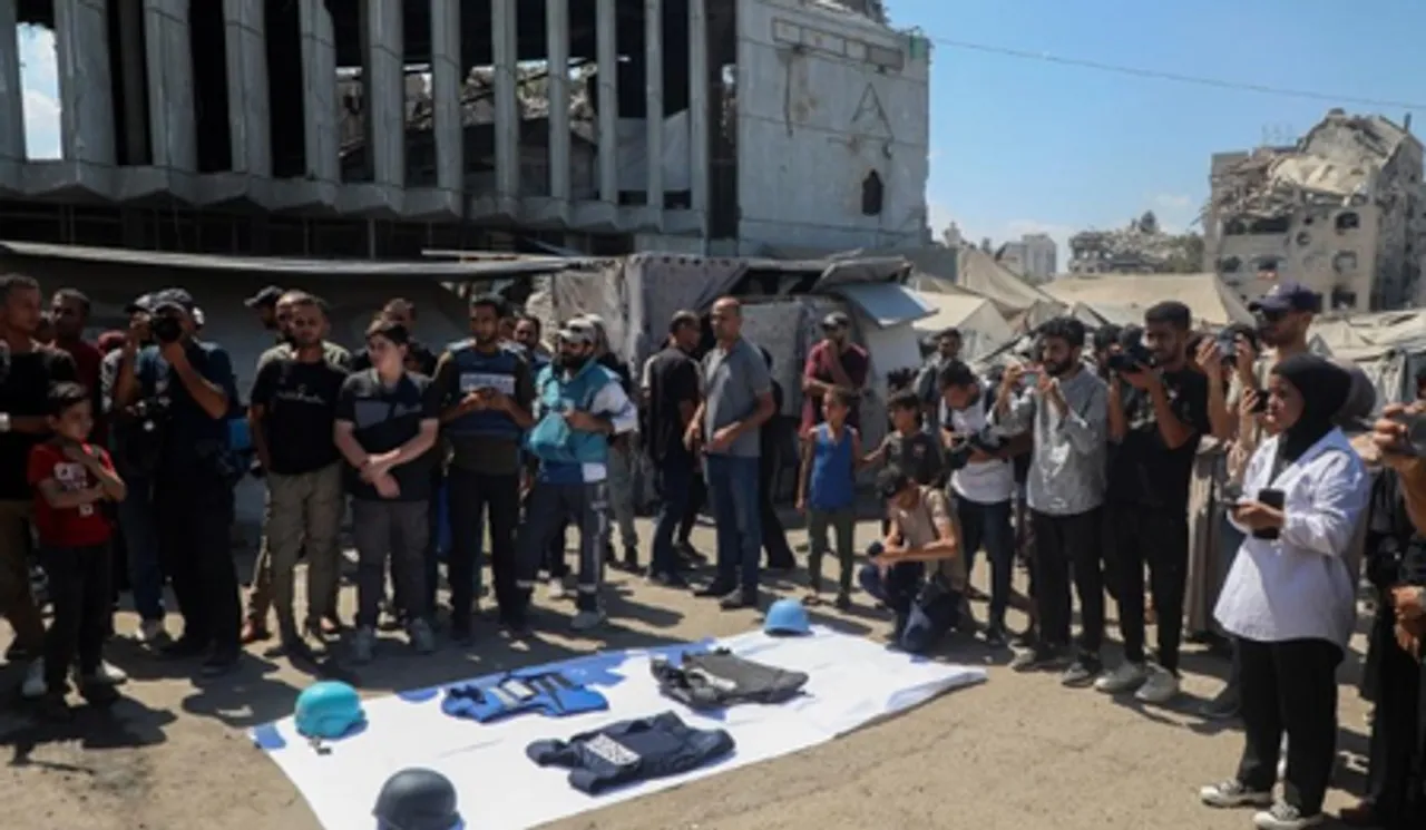 India expresses 'deep regret' over killing of journalists in Gaza