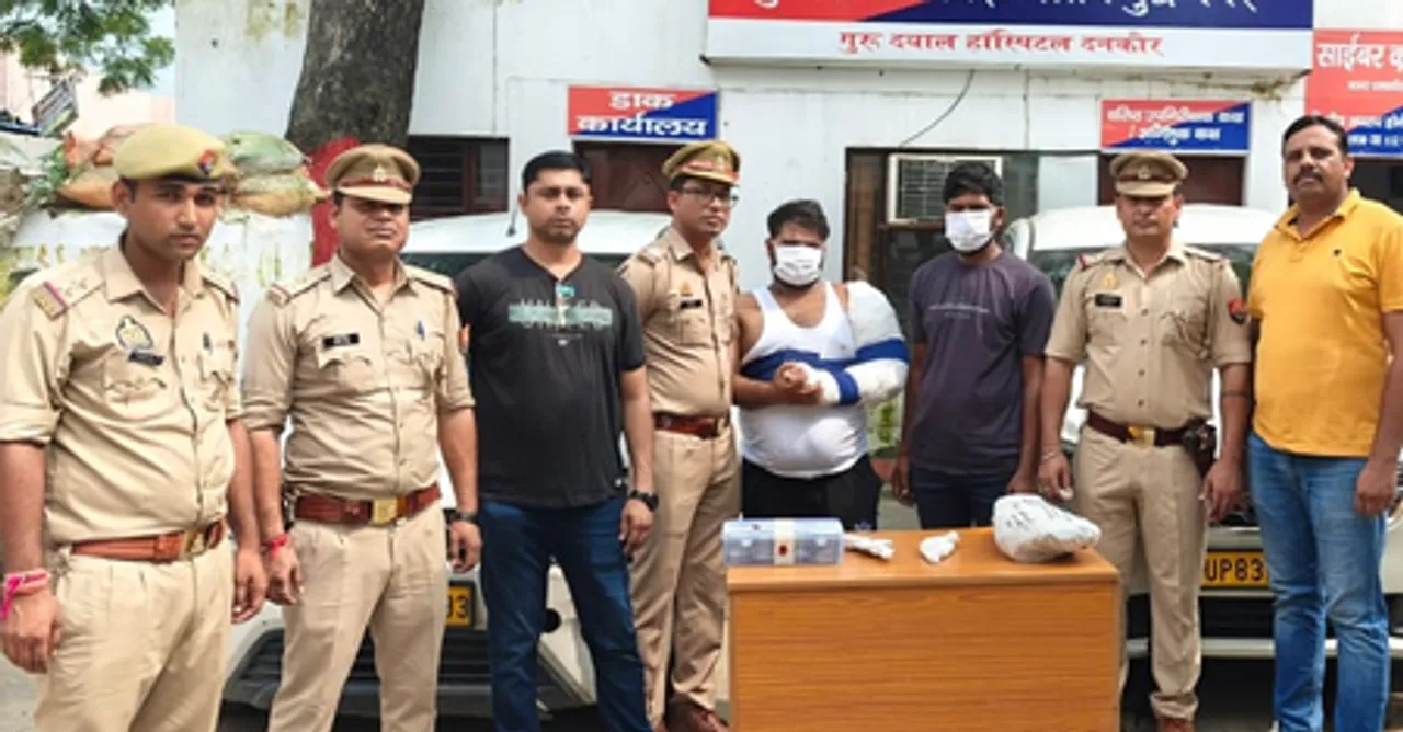 ग्रेटर नोएडा : डेयरी मालिक के 10 लाख रुपए की लूट, साले के साथ ड्राइवर गिरफ्तार