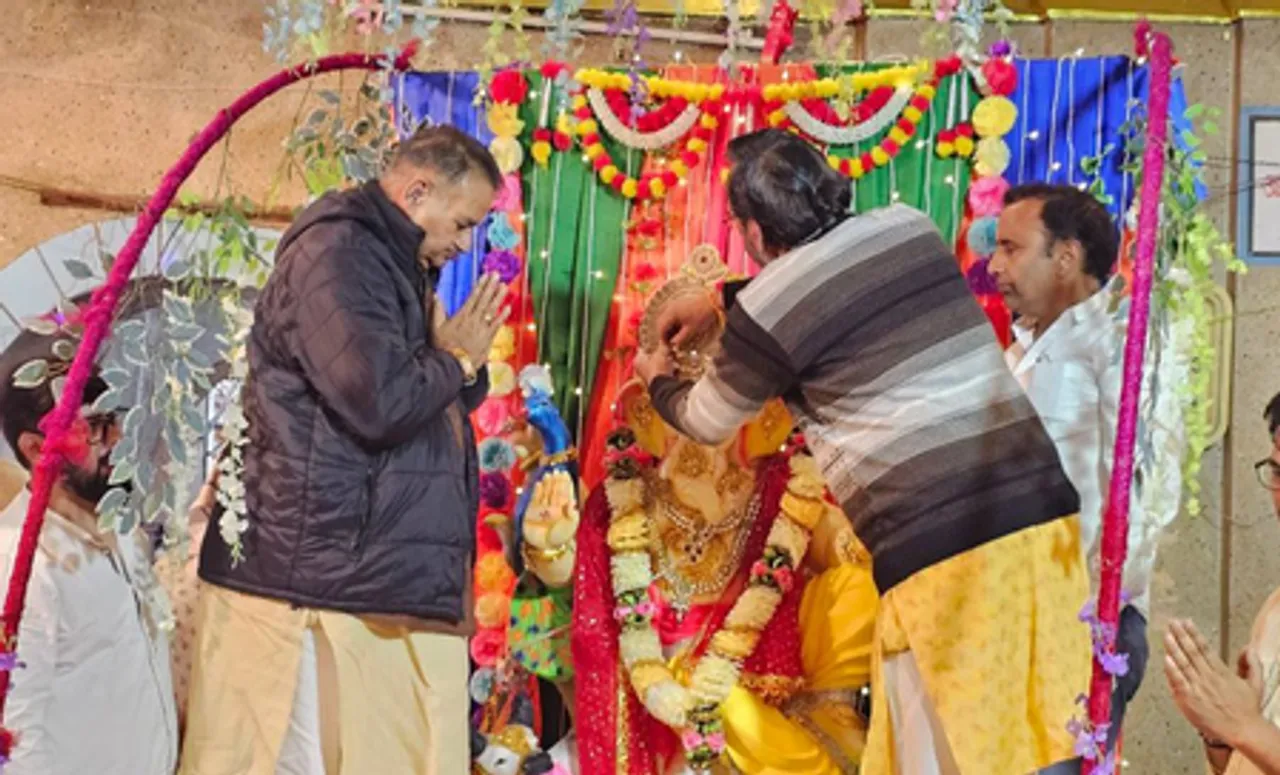 उत्तराखंड: मसूरी में गणपति महोत्सव का भव्य शुभारंभ, कैबिनेट मंत्री गणेश जोशी ने की पूजा-अर्चना