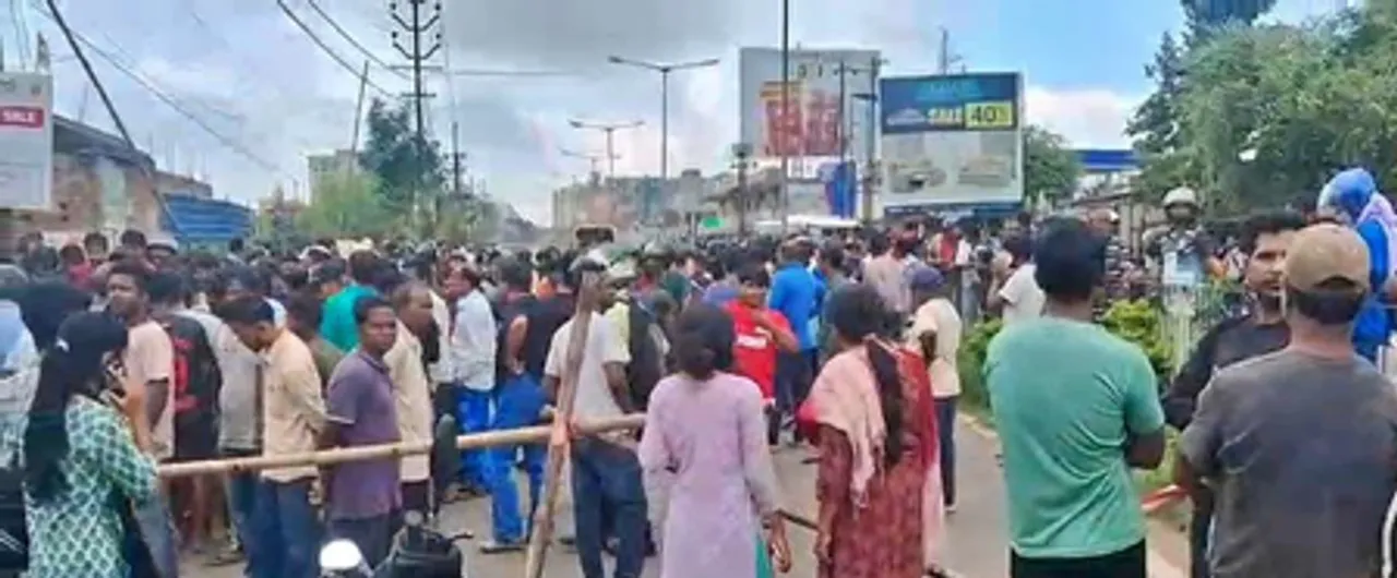 रांची शहर में ट्रक ने स्कूटी सवार स्कूली छात्रा और उसकी मां को रौंदा, दोनों की मौत, विरोध में सड़क जाम