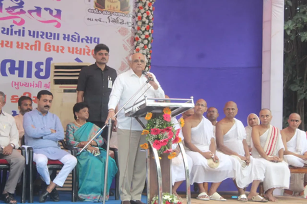 गुजरात : सीएम भूपेंद्र पटेल बोले, तपस्वियों को दर्शन मात्र से होता है उद्धार