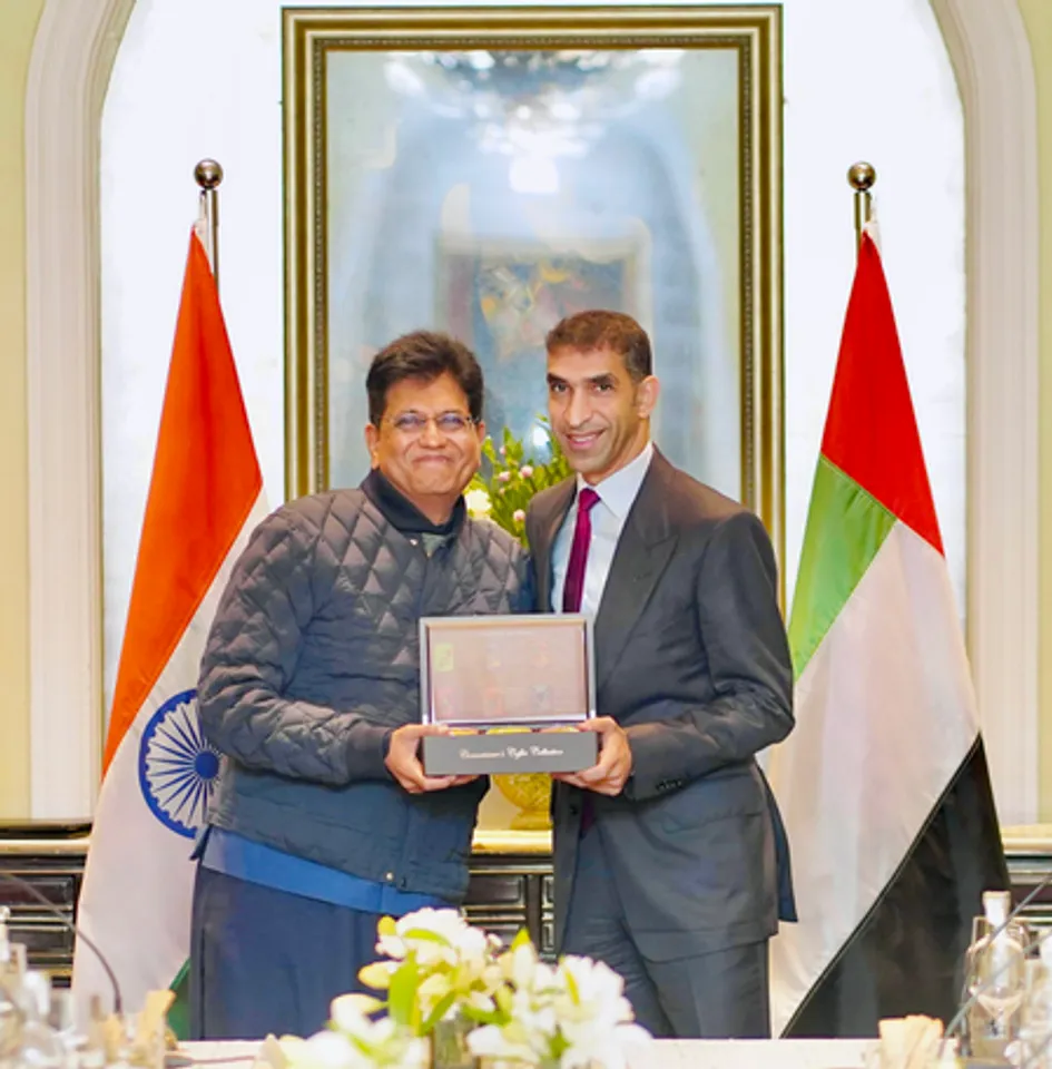 पीयूष गोयल ने यूएई के विदेश व्यापार मंत्री का किया स्वागत, निवेश पर हुई चर्चा