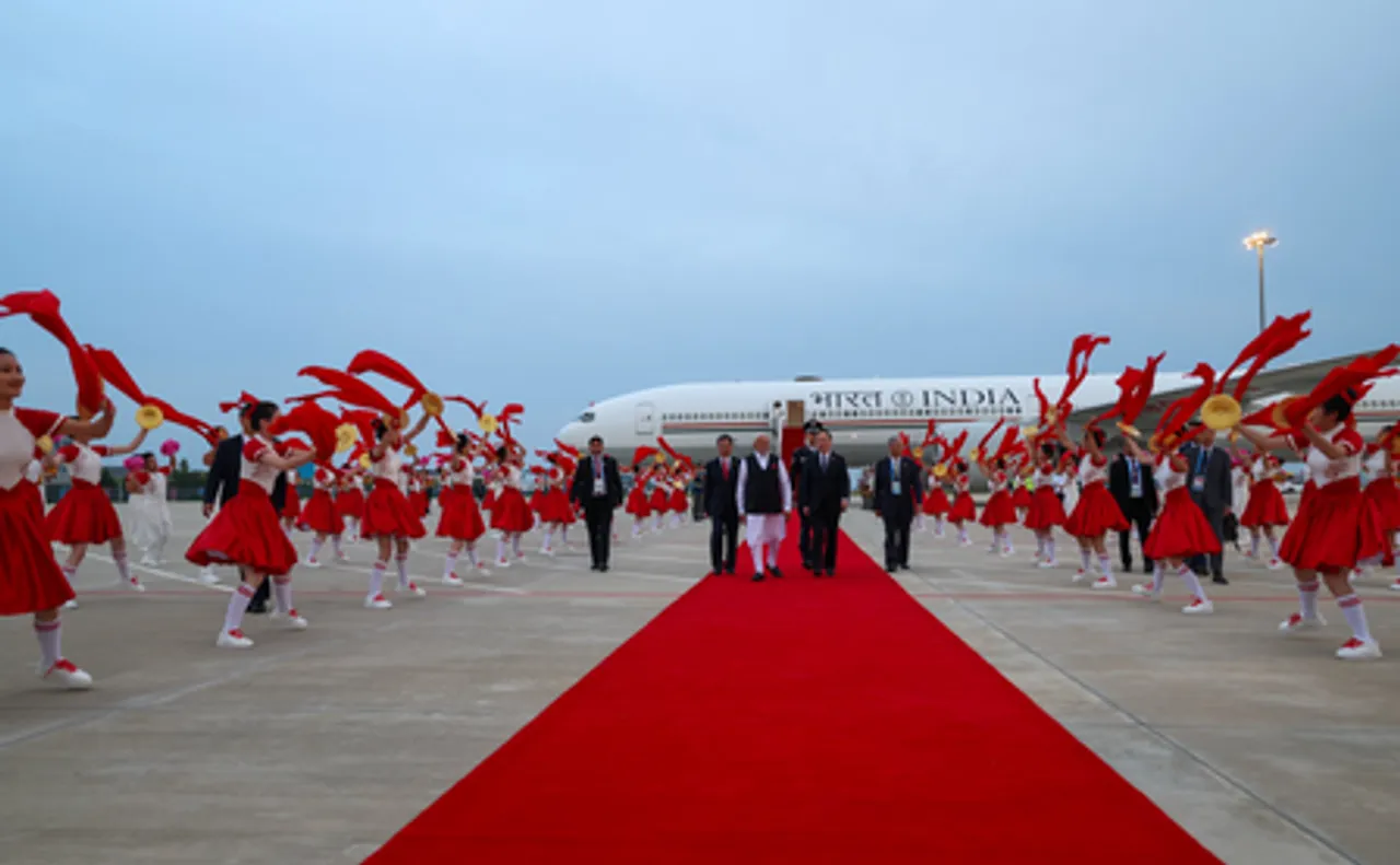 PM Modi arrives in China's Tianjin to attend SCO Summit
