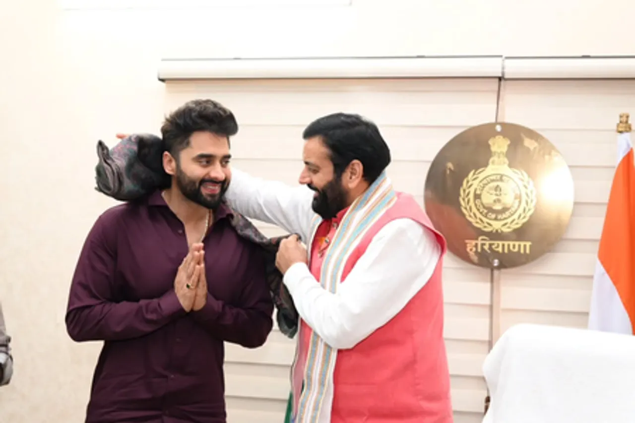 जैकी भगनानी ने सीएम नायब सिंह सैनी से की मुलाकात, हरियाणा को फिल्म हब बनाने की जताई इच्छा