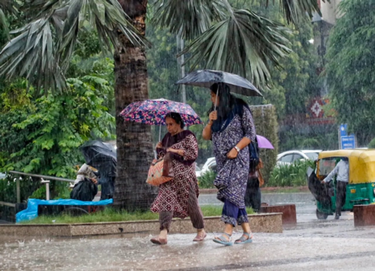 Rain in New Delhi