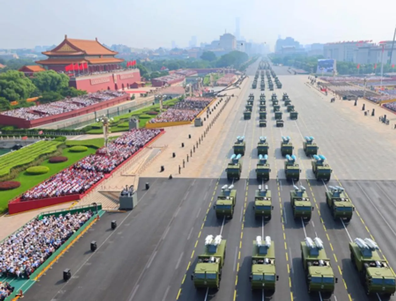 For first time, China unveils advanced weaponry at WW2 victory parade; Xi calls for global peace