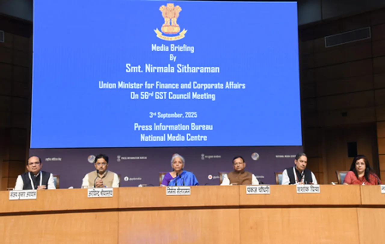 New Delhi: Nirmala Sitharaman Briefs Media on 56th GST Council Meeting