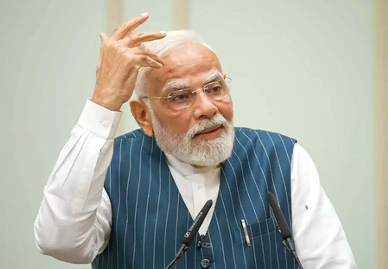 New Delhi: PM Modi interacts with National Awardee Teachers
