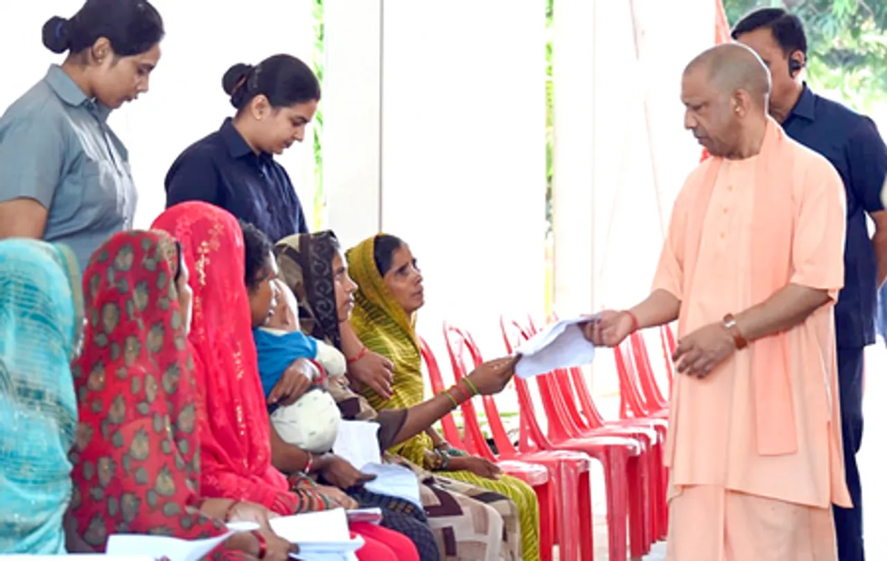 Yogi Adityanath Holds Janata Darshan in Gorakhpur