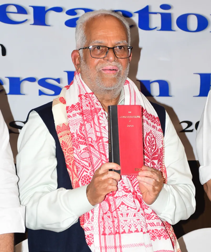 B. Sudershan Reddy Addresses Press Conference in Guwahati