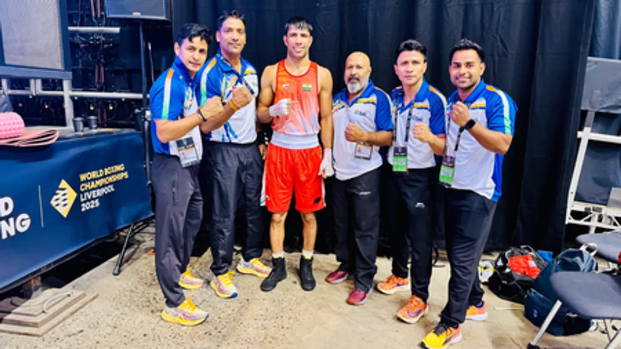 Sumit Kundu, Neeraj Phogat, register contrasting wins as India continue winning momentum in the World Boxing Championship in Liverpool, UK, on Friday. Photo credit: BFI