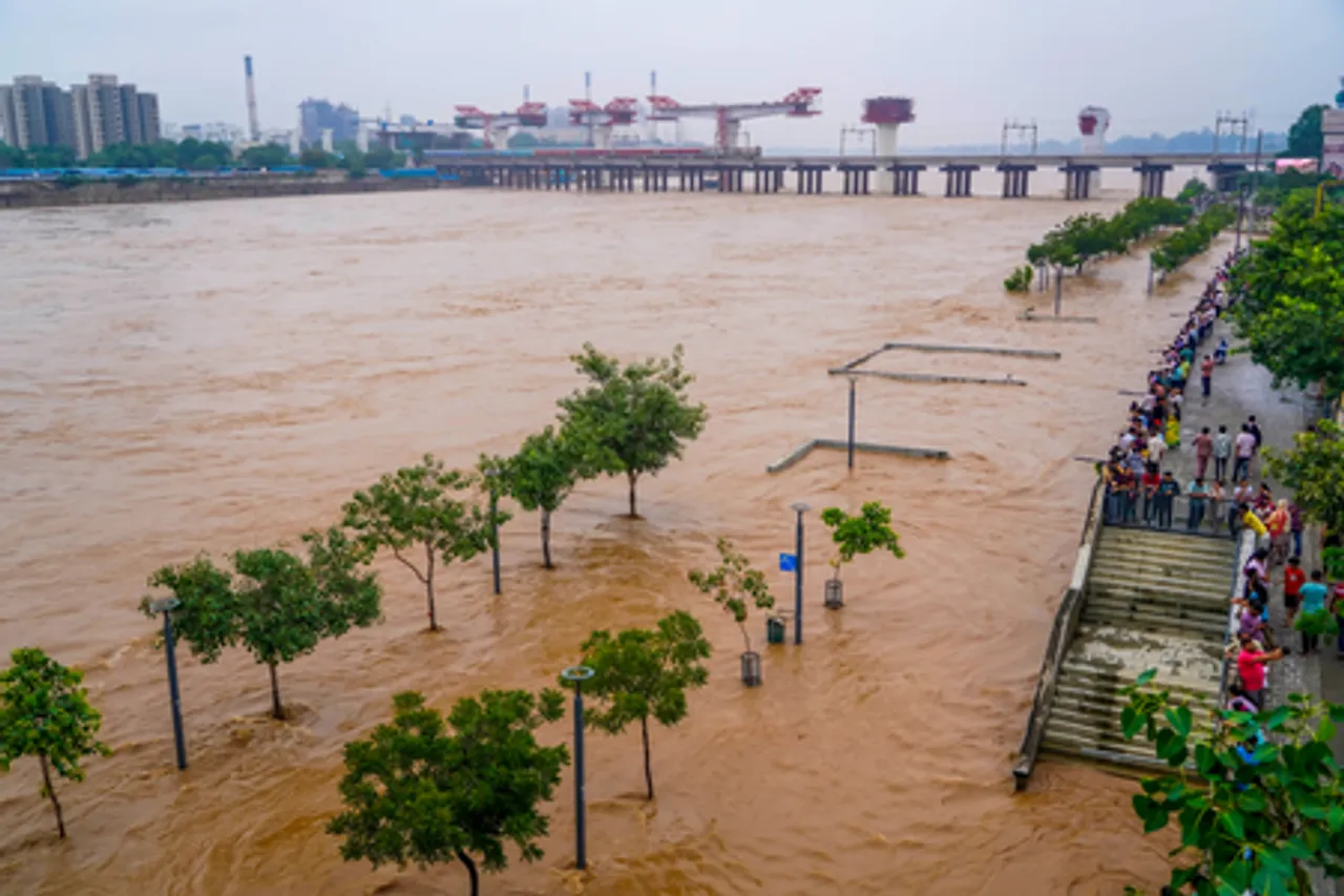 Ahmedabad: Flood Water at Sabarmati Riverfront