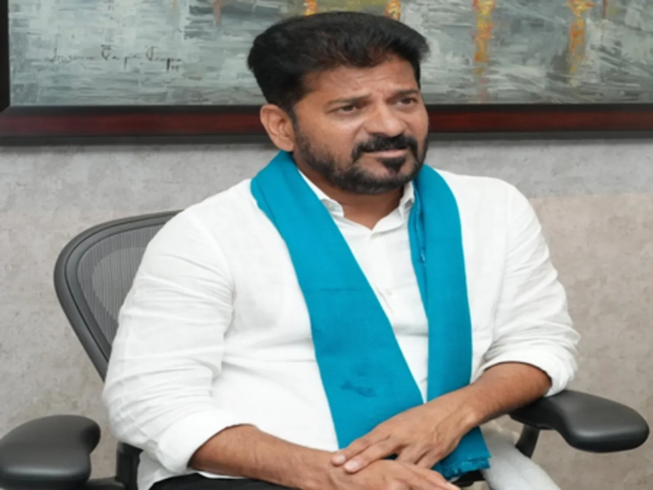 Nine out of 10 defected MLAs meet CM Revanth Reddy
