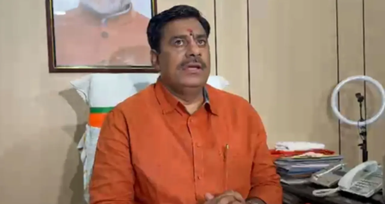 भोपाल में गणेश विसर्जन जुलूस पर पथराव : भाजपा विधायक रामेश्वर बोले- उपद्रव करने वालों के तोड़ दिए जाएंगे हाथ
