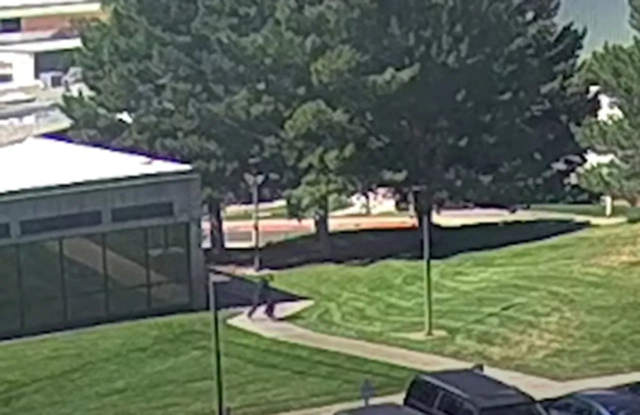Charlie Kirk murder: New video shows shooter jumping off college roof, fleeing
