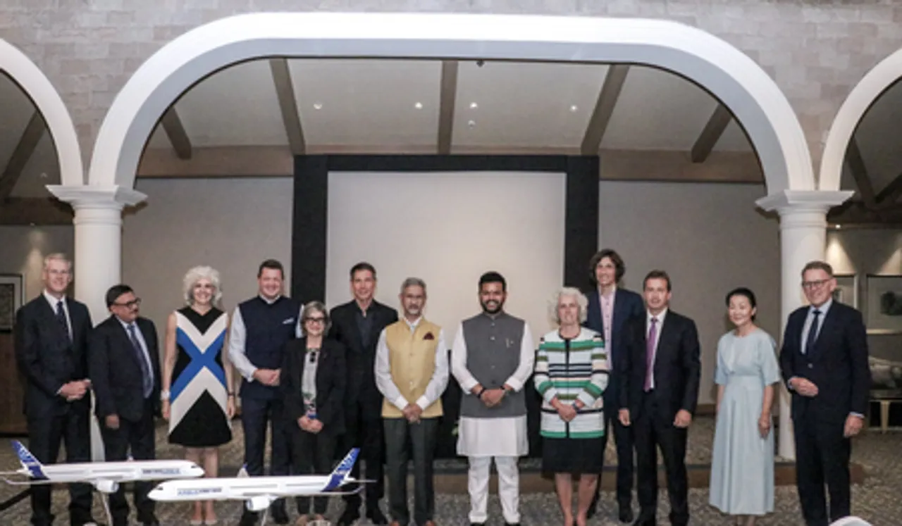 EAM Jaishankar meets Airbus, IndiGo leadership to boost India-Europe aviation ties