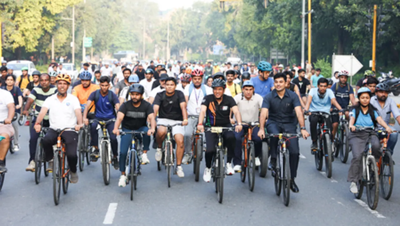 केंद्रीय मंत्री मनसुख मांडविया ने 'संडे ऑन साइकिल' एंथम लॉन्च किया