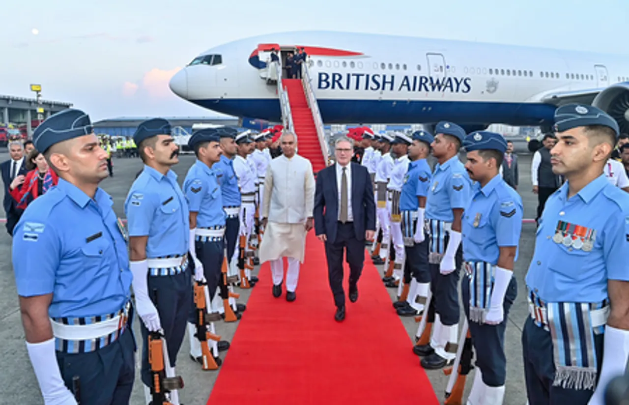 UK Prime Minister Keir Starmer Arrives in Mumbai