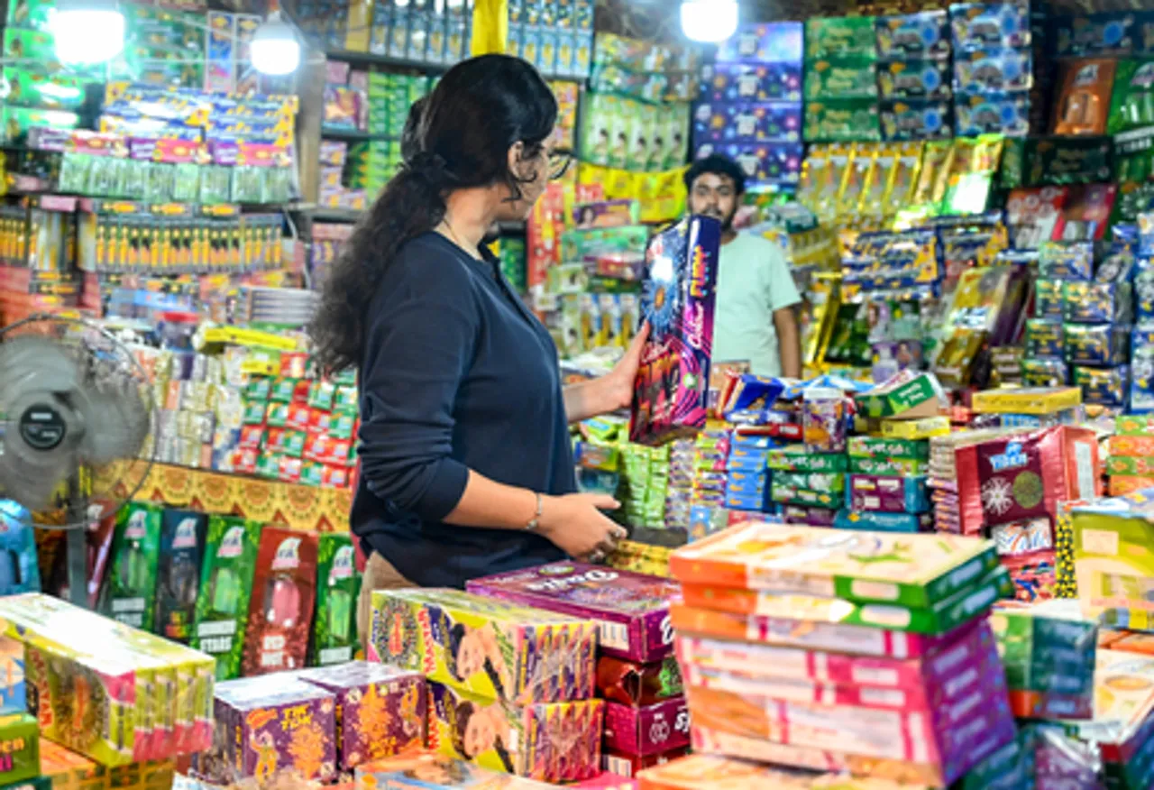 Diwali Crackers Shopping