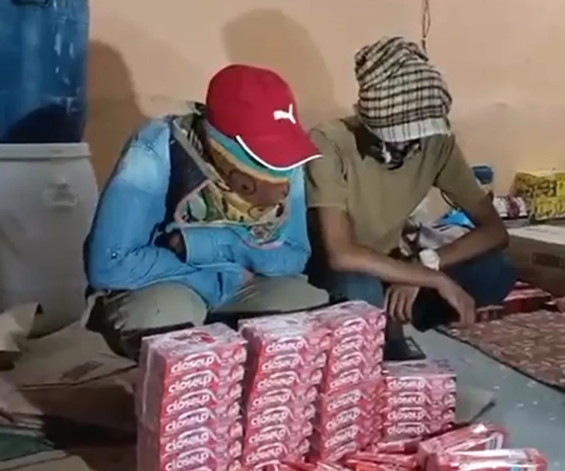वजीराबाद में नकली टूथपेस्ट और ईनो बनाने वाली फैक्ट्री पर छापेमारी, लाखों का सामान जब्त