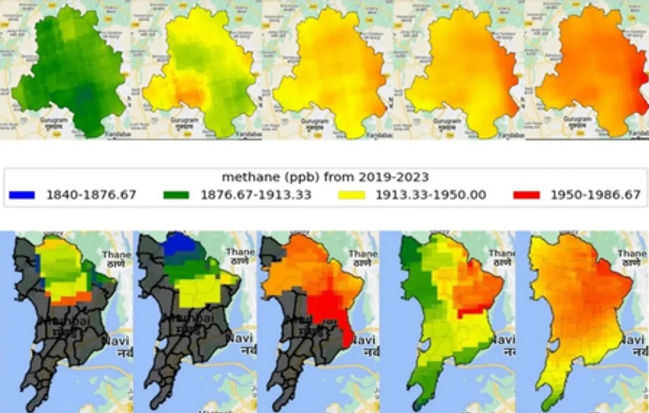IIT Bombay study shows carbon dioxide, methane levels rising in Delhi and Mumbai