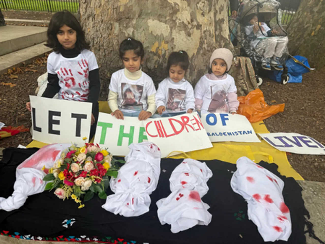 Baloch diaspora in UK protests over Pakistan military operations in Balochistan