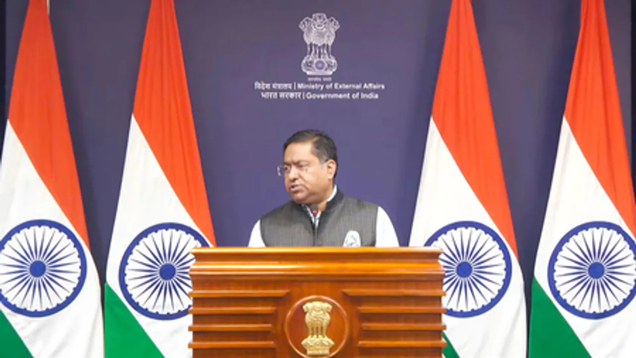 New Delhi: Randhir Jaiswal Addresses Weekly MEA Briefing