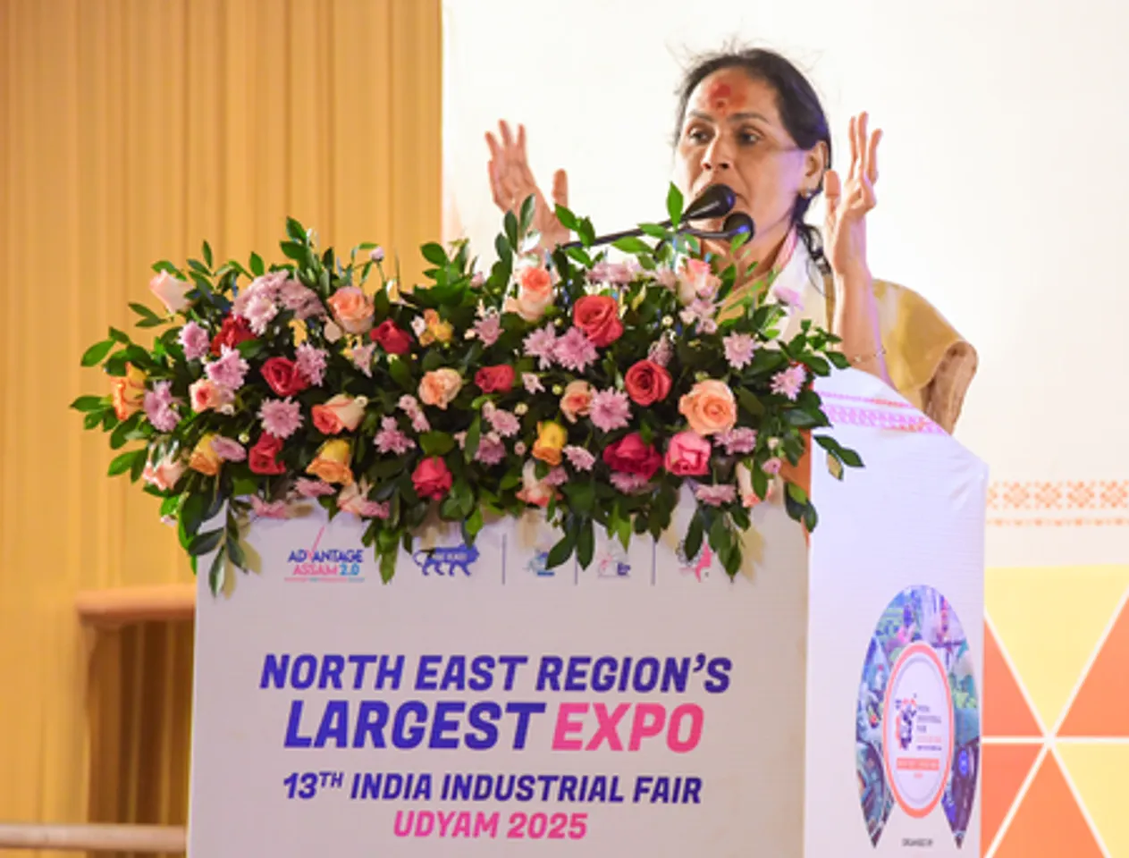 Shobha Karandlaje Attends India Industrial Fair in Guwahati